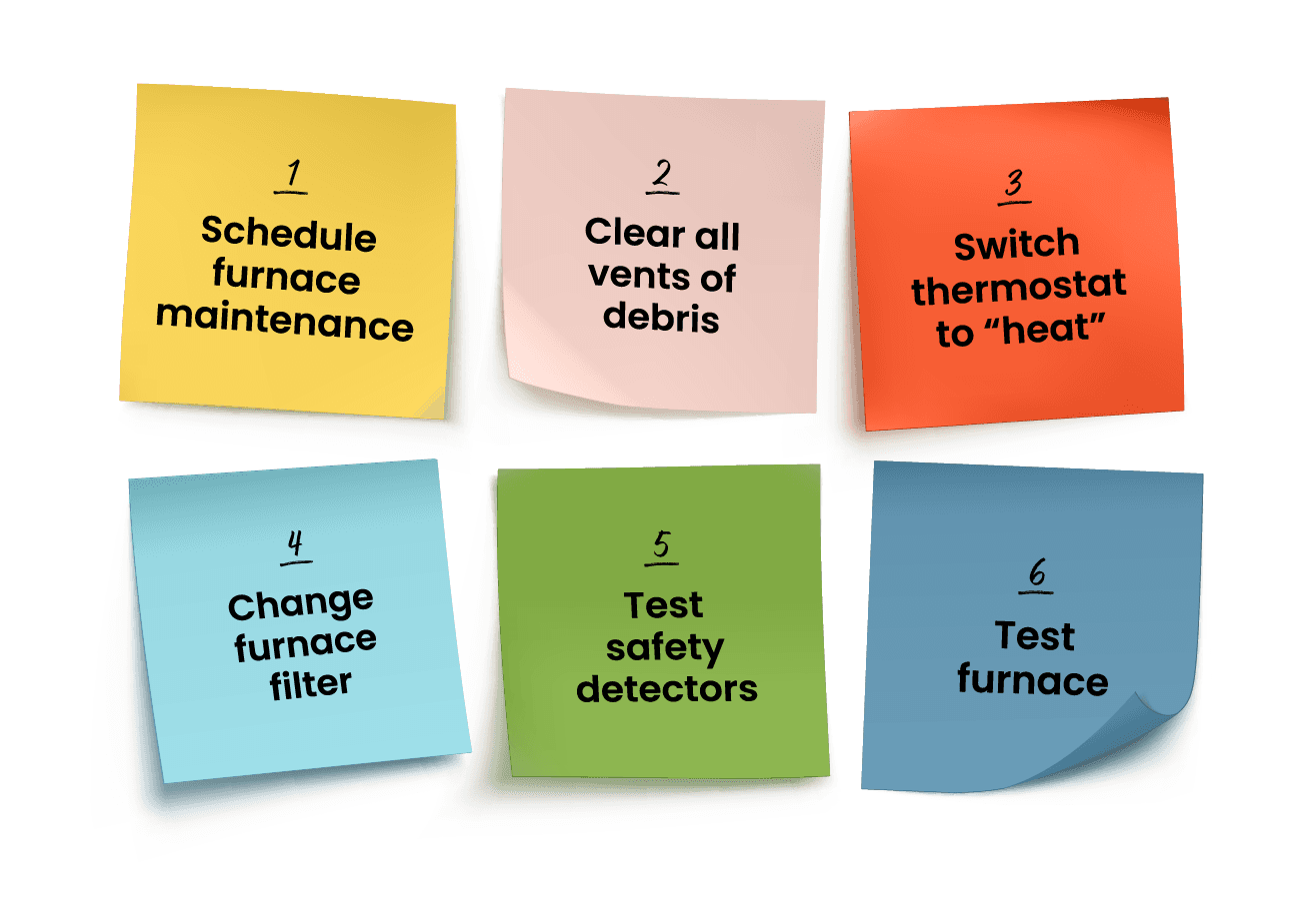6 Things to Do Before You Turn on Your Furnace